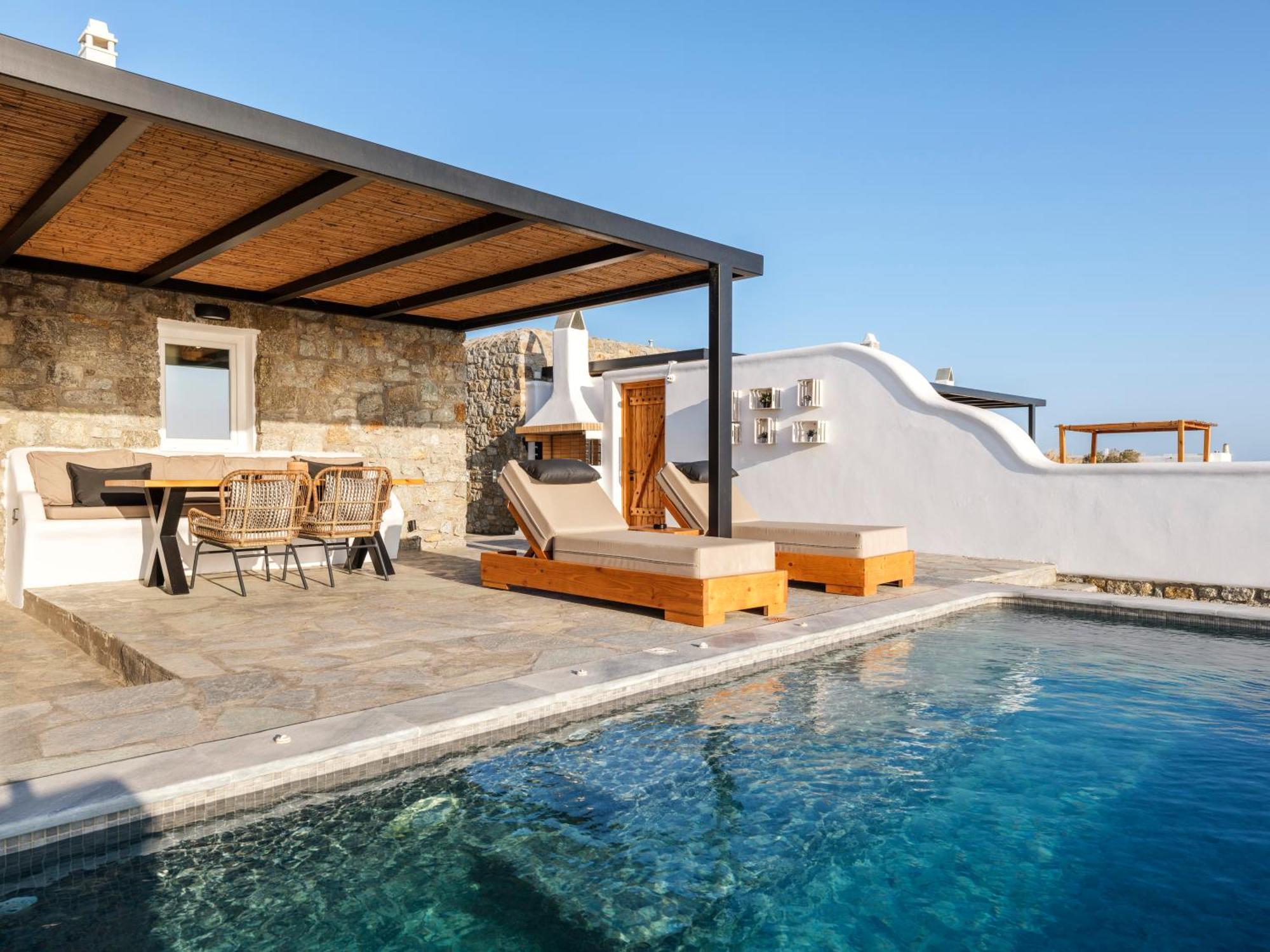 Villa Evi & Suites Mykonos Town Exterior foto